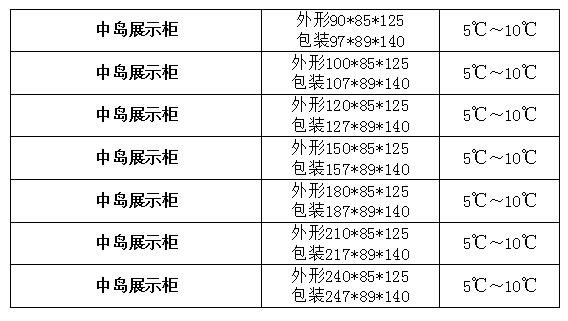 中島冷（lěng）藏開放展示（shì）櫃1